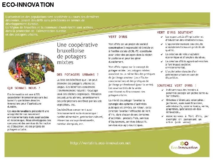 ECO-INNOVATION 