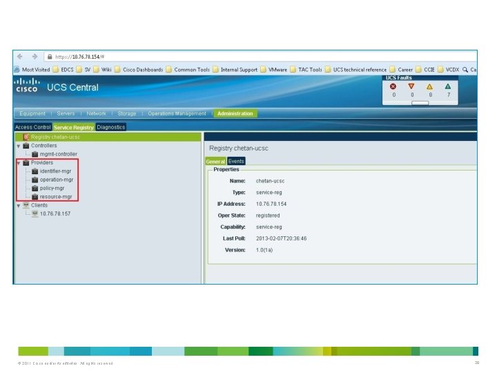 © 2011 Cisco and/or its affiliates. All rights reserved. 28 