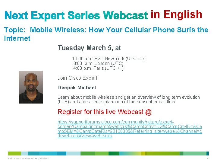 in English Topic: Mobile Wireless: How Your Cellular Phone Surfs the Internet Tuesday March