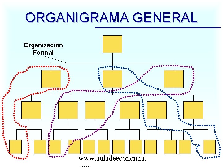 ORGANIGRAMA GENERAL Organización Formal www. auladeeconomia. 