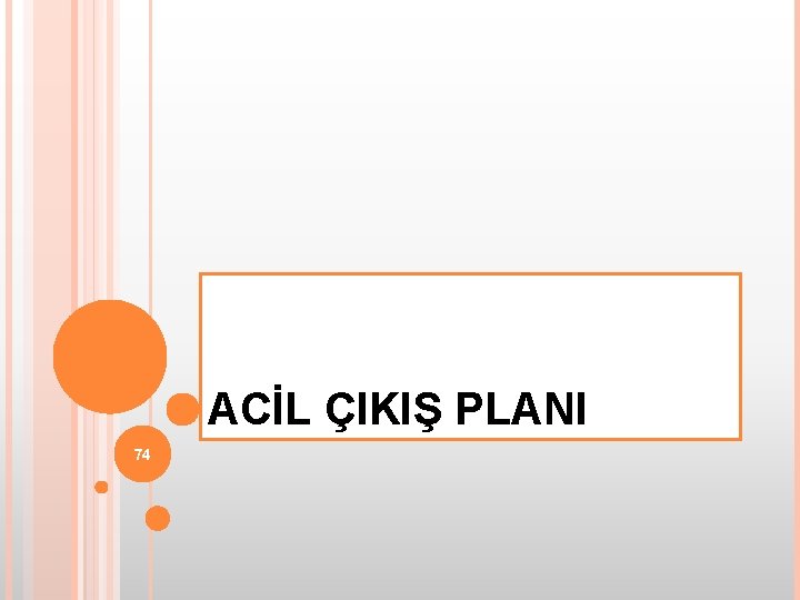 ACİL ÇIKIŞ PLANI 74 