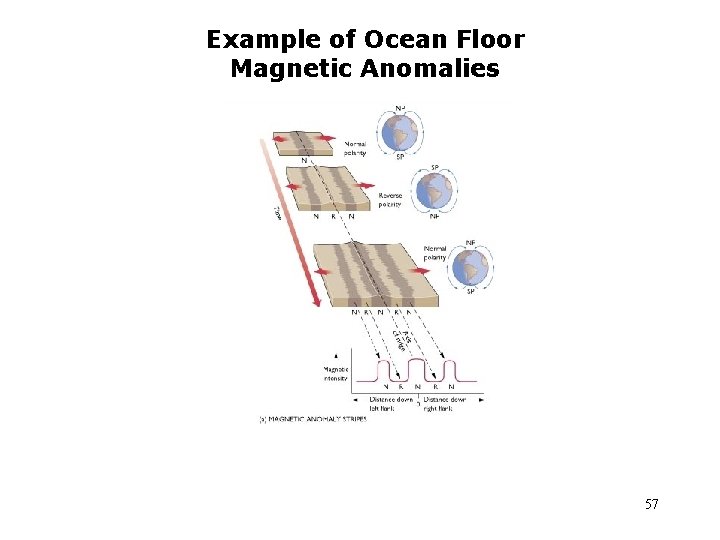 Example of Ocean Floor Magnetic Anomalies 57 