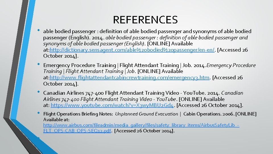 REFERENCES • able bodied passenger : definition of able bodied passenger and synonyms of