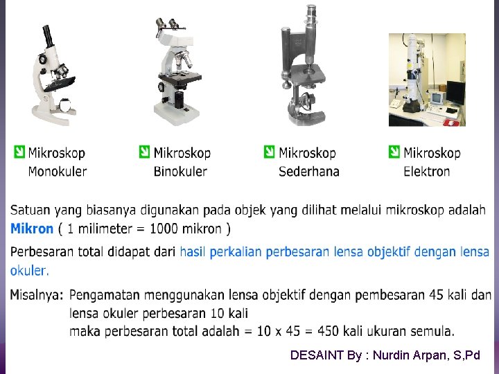 DESAINT By : Nurdin Arpan, S, Pd 