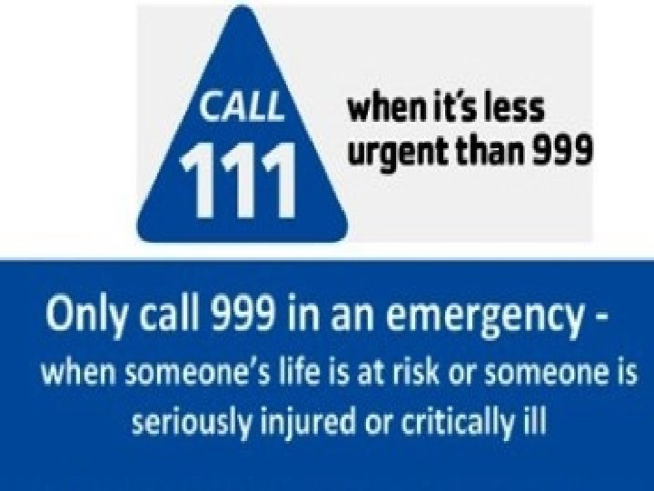 Out of hours If you need to speak to a healthcare professional outside of
