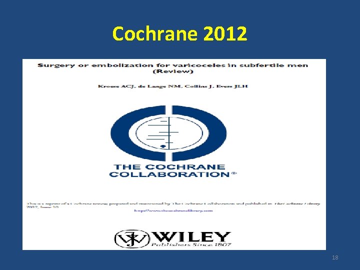 Cochrane 2012 18 