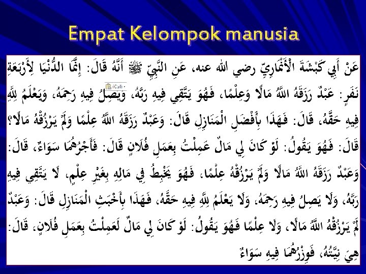 Empat Kelompok manusia 