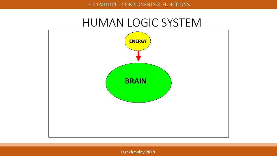 PLC 1 A 010 PLC COMPONENTS & FUNCTIONS HUMAN LOGIC SYSTEM ENERGY BRAIN JKrochmalny