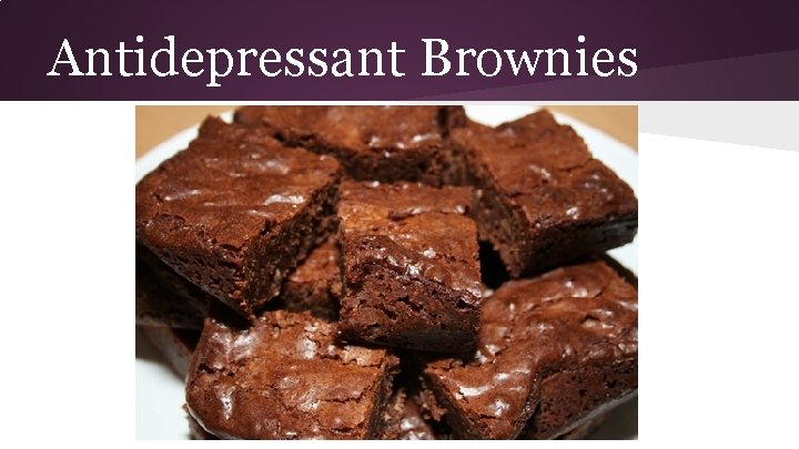 Antidepressant Brownies 