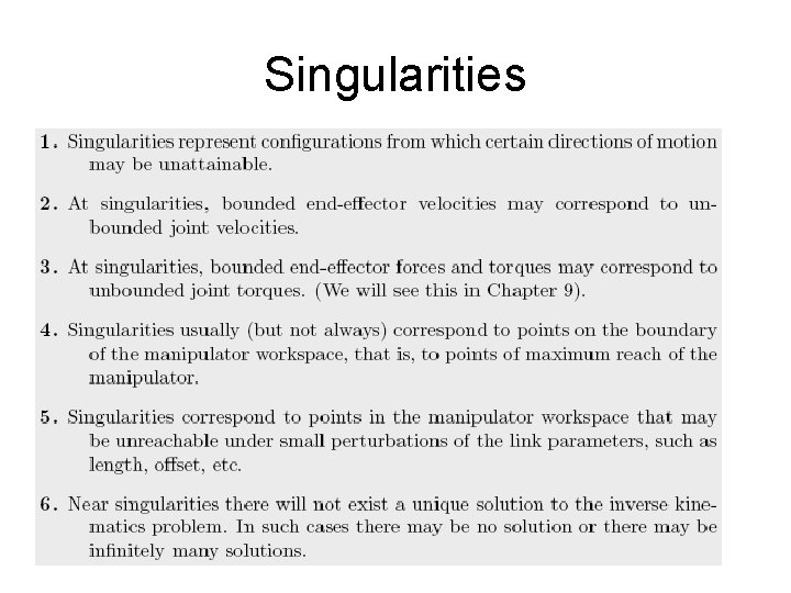 Singularities 