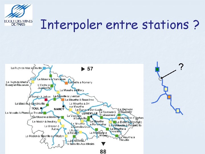 Interpoler entre stations ? ? 