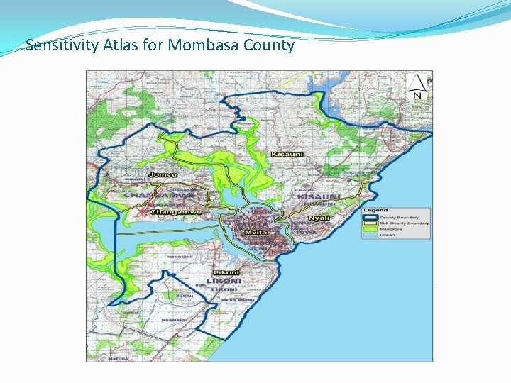 Sensitivity Atlas for Mombasa County 