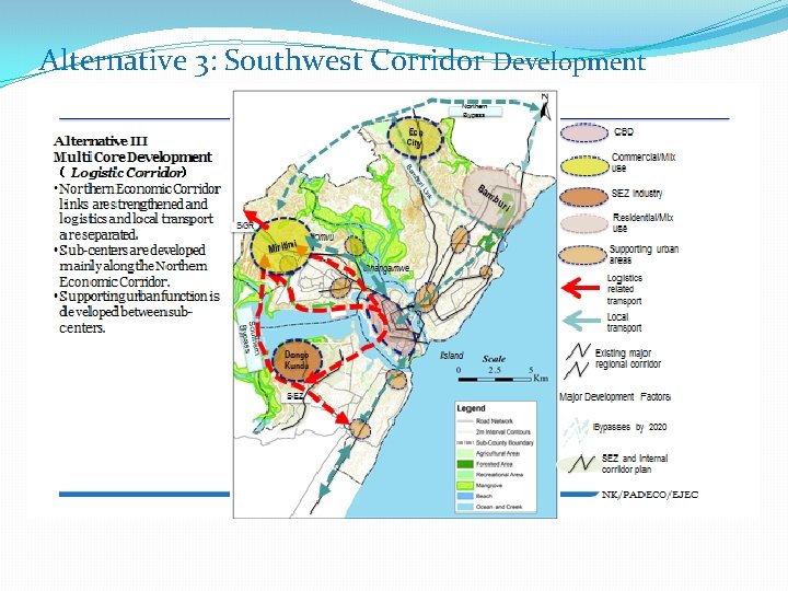 Alternative 3: Southwest Corridor Development 