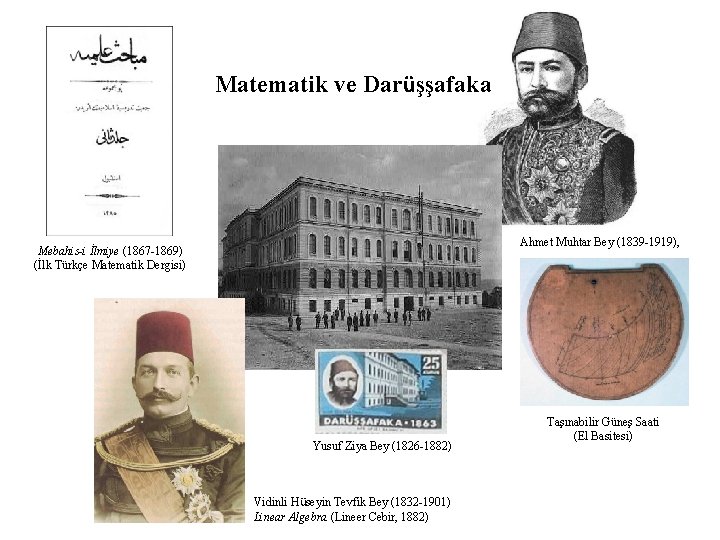 Matematik ve Darüşşafaka Ahmet Muhtar Bey (1839 -1919), Mebahis-i İlmiye (1867 -1869) (İlk Türkçe