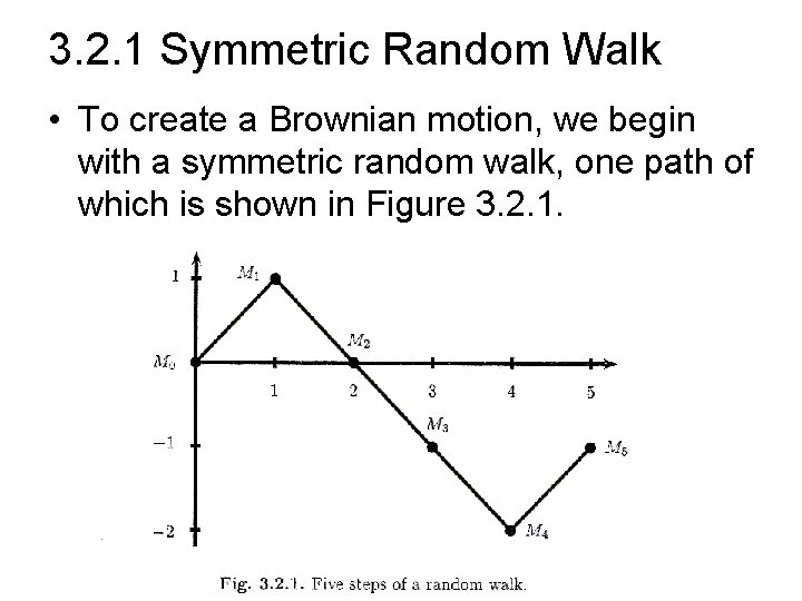 3. 2. 1 Symmetric Random Walk • To create a Brownian motion, we begin