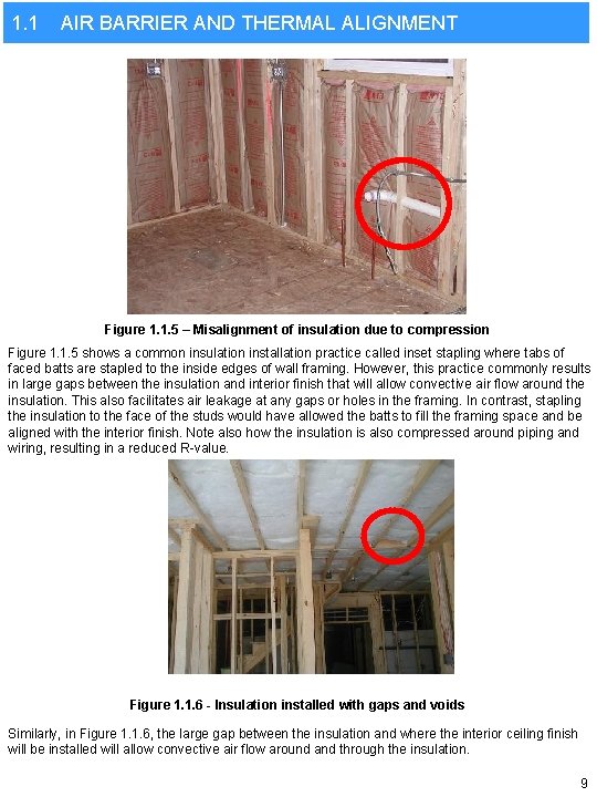 1. 1 AIR BARRIER AND THERMAL ALIGNMENT Figure 1. 1. 5 – Misalignment of