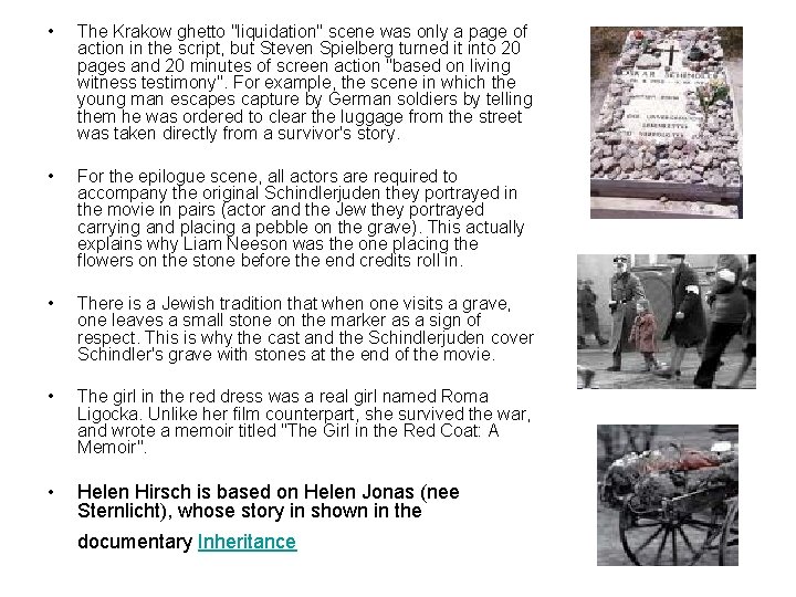  • The Krakow ghetto "liquidation" scene was only a page of action in