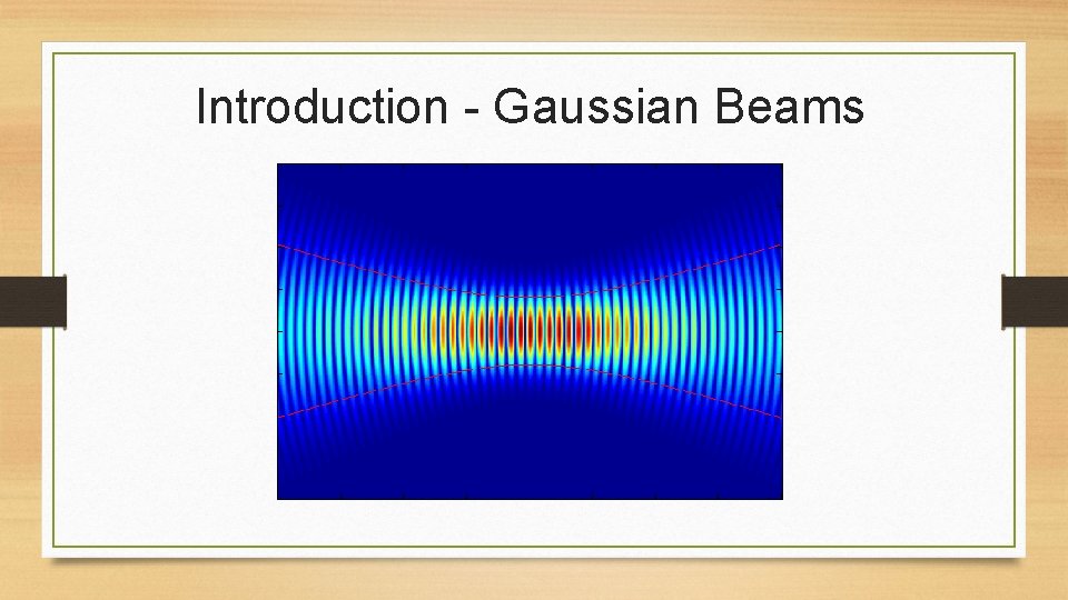 Introduction - Gaussian Beams 