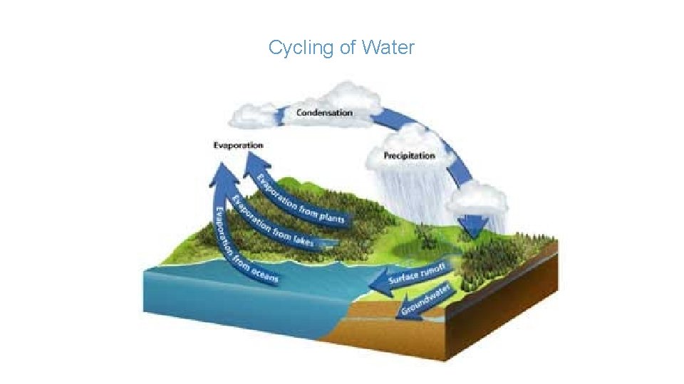 Cycling of Water 