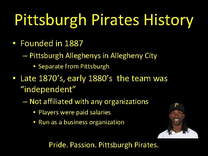 Pittsburgh Pirates Christopher Speer Kevin Zavitz Pride Passion