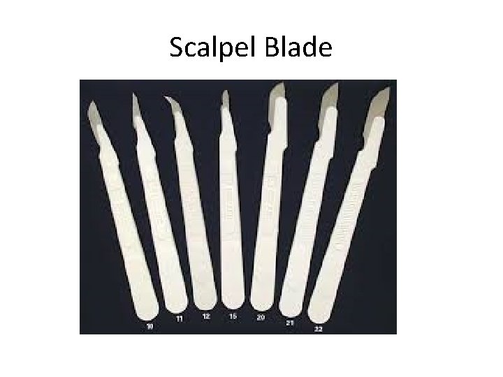 Scalpel Blade 