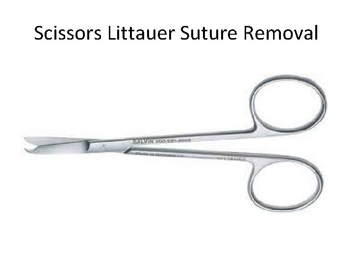 Scissors Littauer Suture Removal 