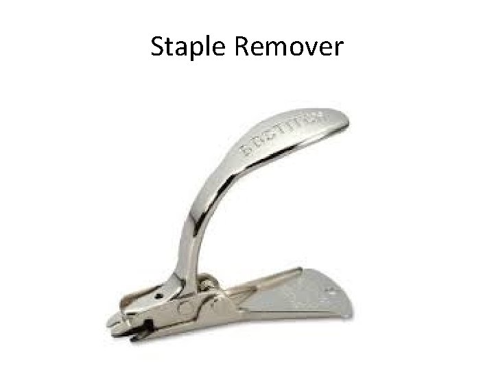 Staple Remover 