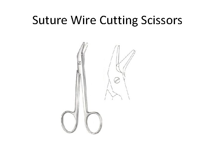 Suture Wire Cutting Scissors 