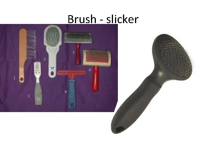 Brush - slicker 