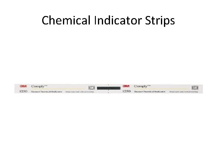 Chemical Indicator Strips 