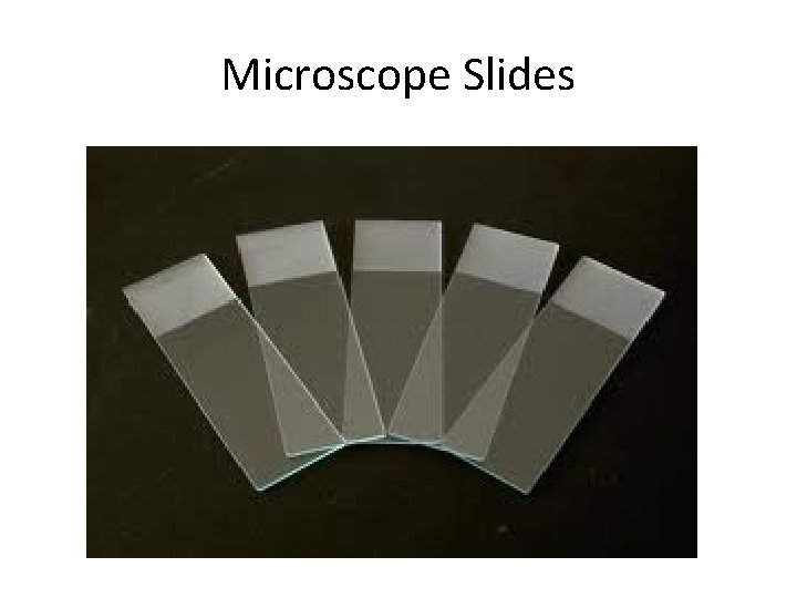 Microscope Slides 