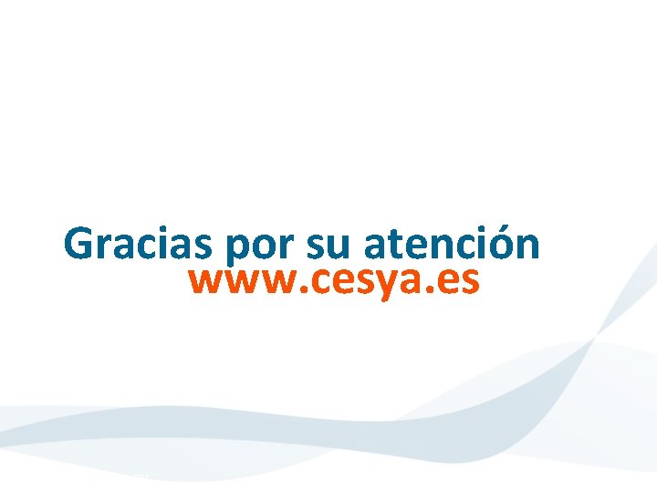 Gracias por su atención www. cesya. es 71 Informe de accesibilidad en la TDT