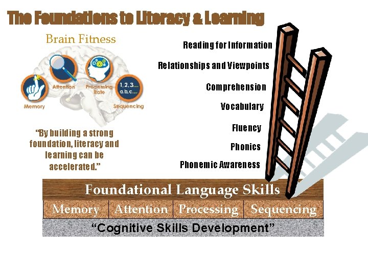 The Foundations to Literacy & Learning Brain Fitness Reading for Information Relationships and Viewpoints