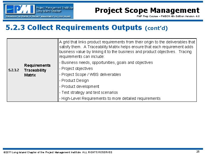 Project Scope Management PMP Prep Course – PMBOK 4 th Edition Version 4. 0