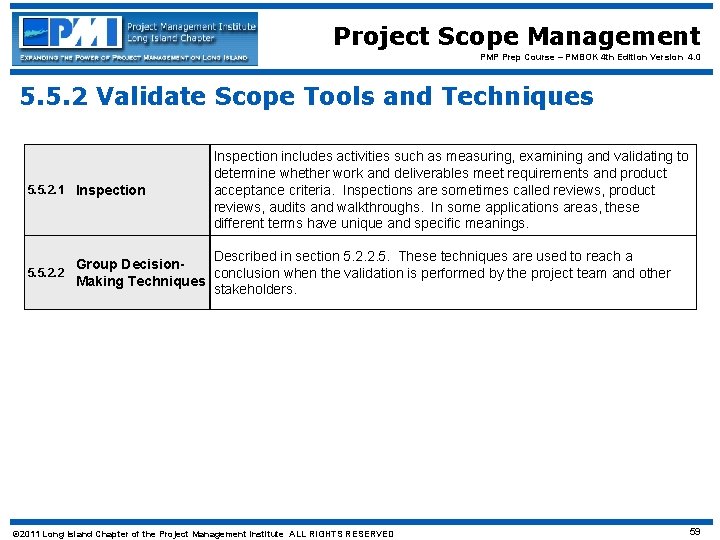 Project Scope Management PMP Prep Course – PMBOK 4 th Edition Version 4. 0