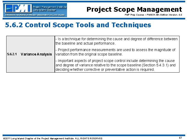 Project Scope Management PMP Prep Course – PMBOK 4 th Edition Version 4. 0