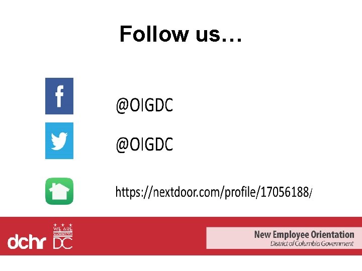 Follow us… Follow us…