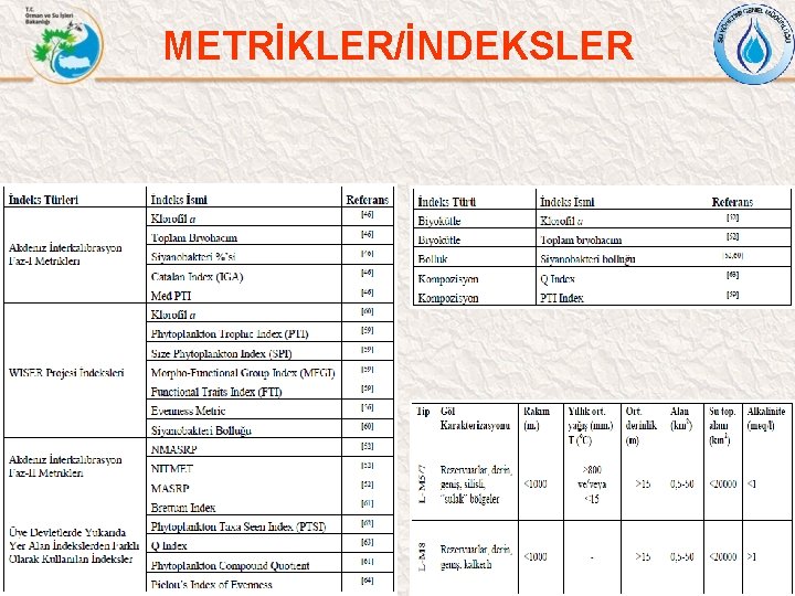 METRİKLER/İNDEKSLER 50 