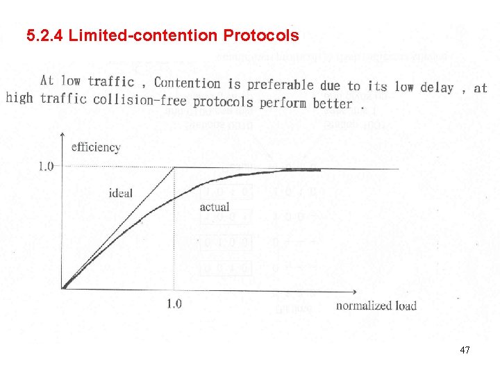 5. 2. 4 Limited-contention Protocols 47 