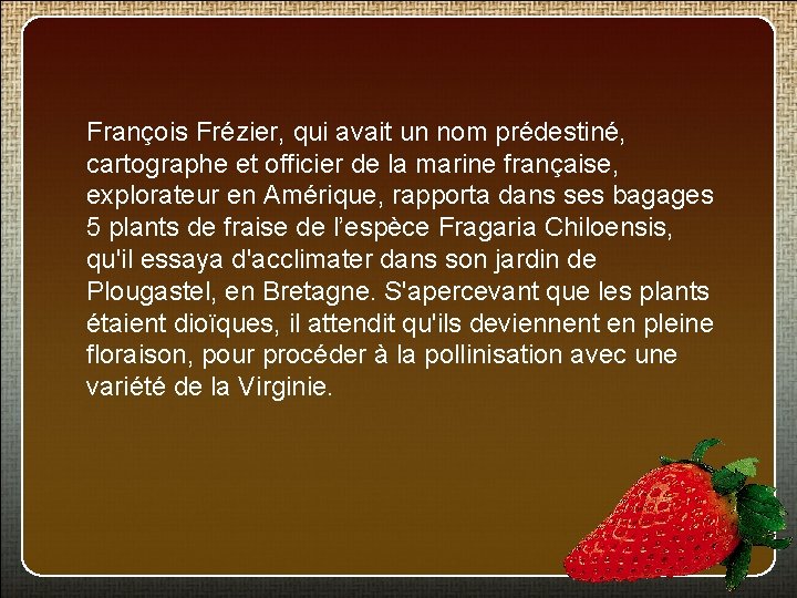 François Frézier, qui avait un nom prédestiné, cartographe et officier de la marine française,