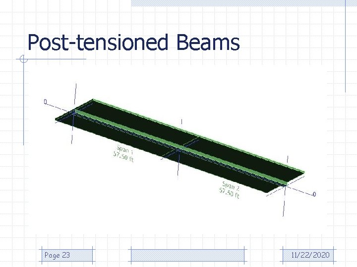 Post-tensioned Beams Page 23 11/22/2020 