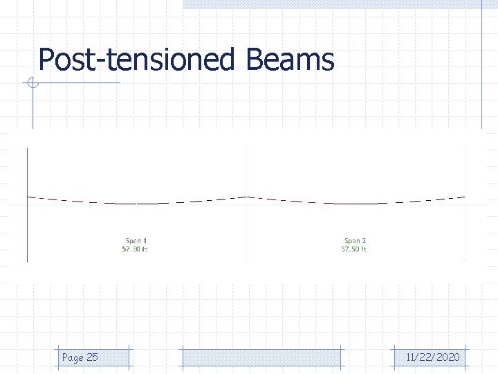 Post-tensioned Beams Page 25 11/22/2020 