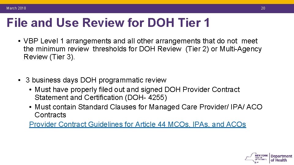 Contracting Concepts for Value Based Payment Anesa Brkanovic