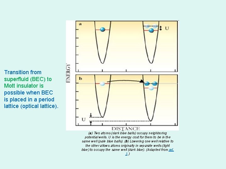 Transition from superfluid (BEC) to Mott insulator is possible when BEC is placed in