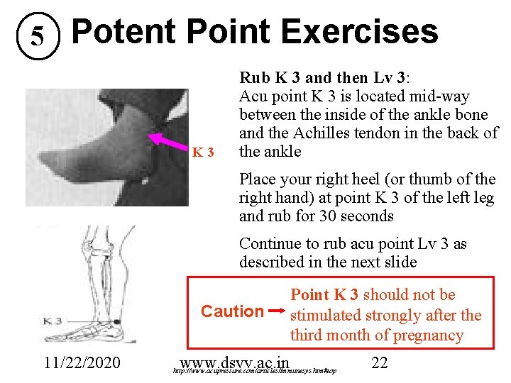 5 Potent Point Exercises K 3 Rub K 3 and then Lv 3: Acu