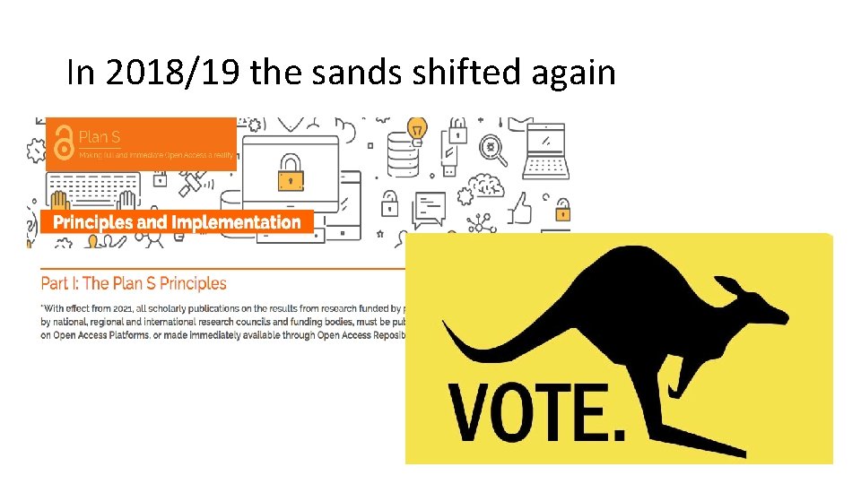 In 2018/19 the sands shifted again 