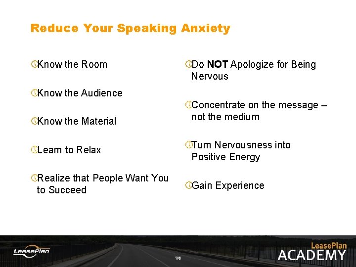 Reduce Your Speaking Anxiety » Know the Room » Do NOT Apologize for Being