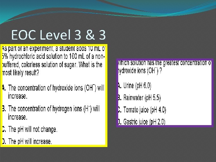 EOC Level 3 & 3 