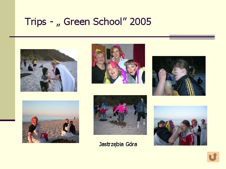 Trips - „ Green School” 2005 Jastrzębia Góra 