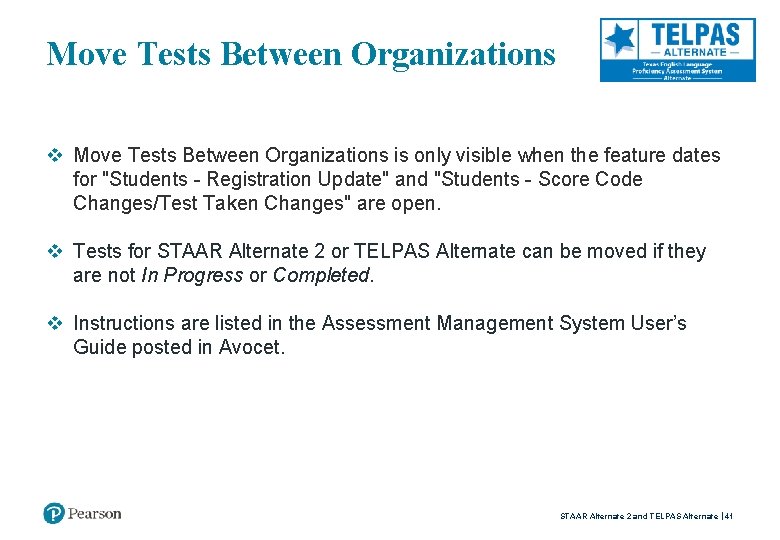 Move Tests Between Organizations v Move Tests Between Organizations is only visible when the